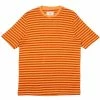 Folk Classic Stripe Tee Burnt / Light Orange 1 Folk Classic Stripe Tee Burnt / Light Orange