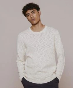 Folk Stone Emboss Slub Crew