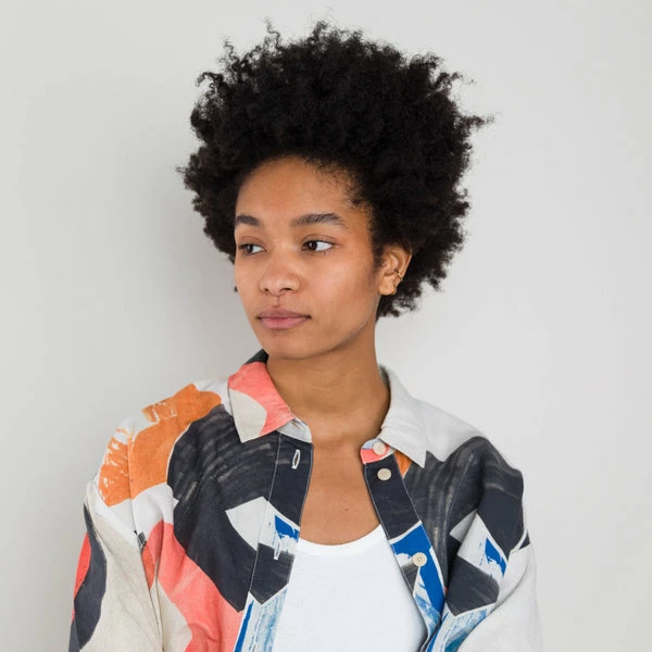 Folk Boyfriend Shirt Ecru Multi Dot 3 Folk Boyfriend Shirt Ecru Multi Dot