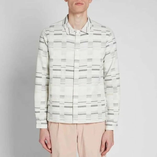 Folk Ratio Overshirt Multicolour Black / Ecru 3 Folk Ratio Overshirt Multicolour Black / Ecru