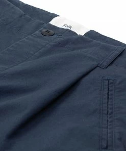Folk Assembly Pant In Navy Ripstop