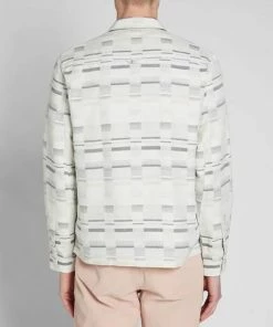 Folk Ratio Overshirt Multicolour Black / Ecru