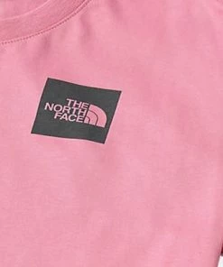 The North Face W W Cropped Fine Tee Pink