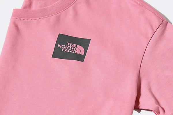 The North Face W W Cropped Fine Tee Pink 4 The North Face W W Cropped Fine Tee Pink