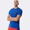 The North Face S S Fine Tee Blue 1 The North Face S S Fine Tee Blue