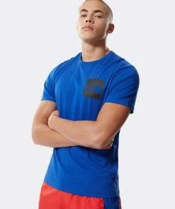 The North Face S S Fine Tee Blue