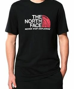 The North Face T-Shirt Rust 2 Black/brillant Coral Uomo