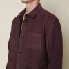 Folk Aubergine Plinth Jacket Made In Portugal