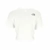 The North Face T-Shirt Cropped Easy Donna White/Goblin Blue 2 The North Face T-Shirt Cropped Easy Donna White/Goblin Blue