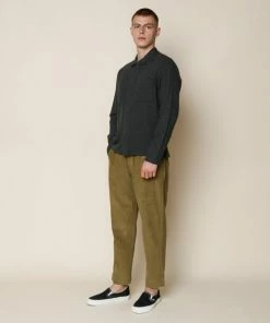 Folk Stone Moss Patch Flannel Shirt