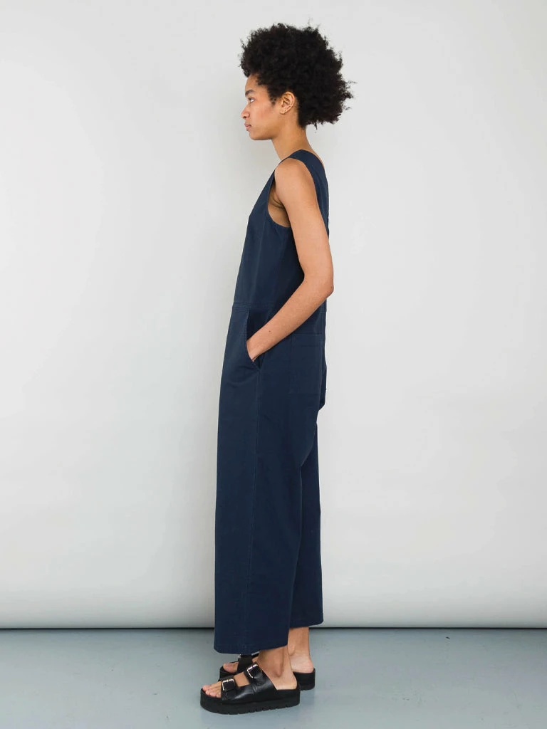 Folk Overall Jumpsuit In Navy Ripstock 6 Folk Overall Jumpsuit In Navy Ripstock