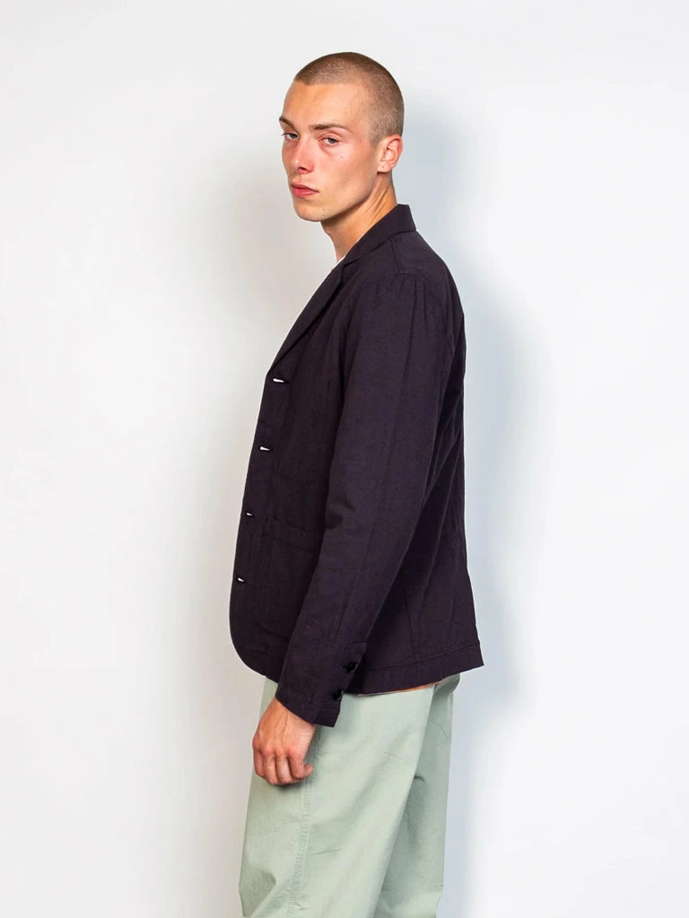 Folk Patch Jacket In Soft Black Crinkle 5 Folk Patch Jacket In Soft Black Crinkle