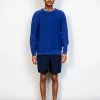 Folk Reworked Rivet Sweat In Bright Navy