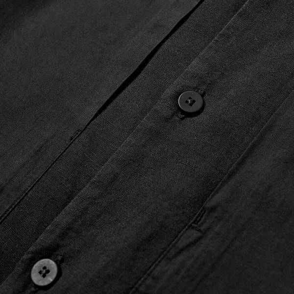 Folk Overlay Ss Shirt Soft Black 5 Folk Overlay Ss Shirt Soft Black