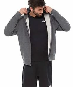 The North Face Maglia Open Gate Full-Zip Medium Grey Heather/Black Uomo
