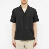 Folk Overlay Ss Shirt Soft Black 2 Folk Overlay Ss Shirt Soft Black