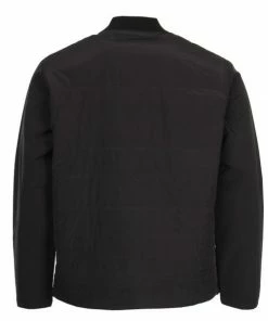 Folk Two Tone Wadded Contour Jacket Black Last Piece