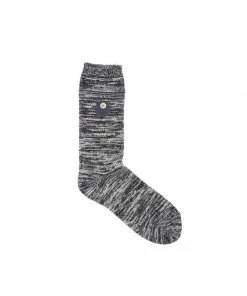 Folk Melange Sock Black