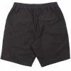Folk Cotton Linen Short In Soft Black