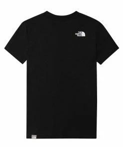 The North Face T-Shirt Box Tee Junior Black/Summit Gold Camo Print