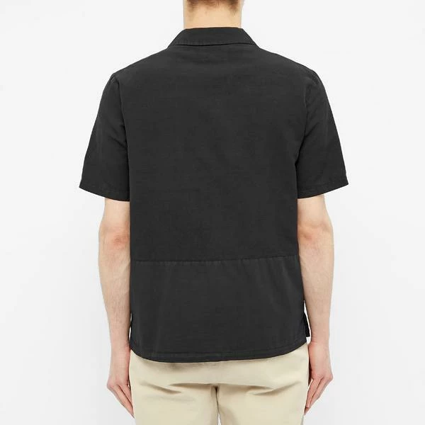 Folk Overlay Ss Shirt Soft Black 4 Folk Overlay Ss Shirt Soft Black