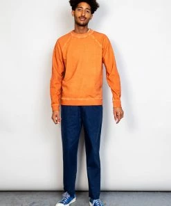 Folk Rivet Sweat In Light Orange