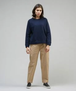 Folk Navy Assembly Raglan Sweat