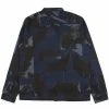 Folk LS Seoul Shirt Olio Print Slate Navy