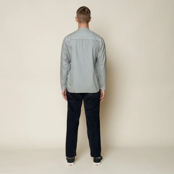 Folk Peat Half Placket Grandad Shirt 4 Folk Peat Half Placket Grandad Shirt