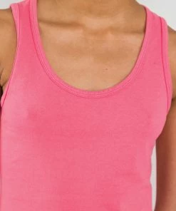 Folk Classic Vest In Tropical Pink