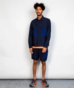 Folk Stack Jacket - Navy