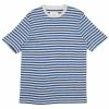 Folk Classic Stripe Tee Woad / Ecru 1 Folk Classic Stripe Tee Woad / Ecru