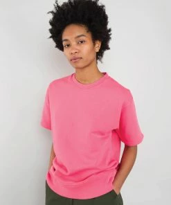 Folk Ss Boxy Sweatshirt In Tropic