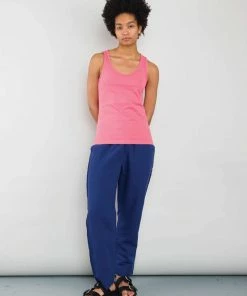 Folk Classic Vest In Tropical Pink