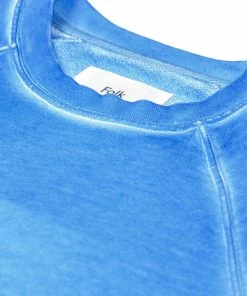 Folk Rivet Sweat In Cold Dye Blue