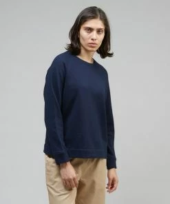 Folk Navy Assembly Raglan Sweat