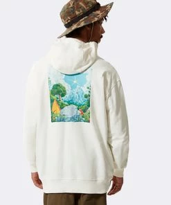 The North Face Heritage Graphic Hoodie Gardenia White