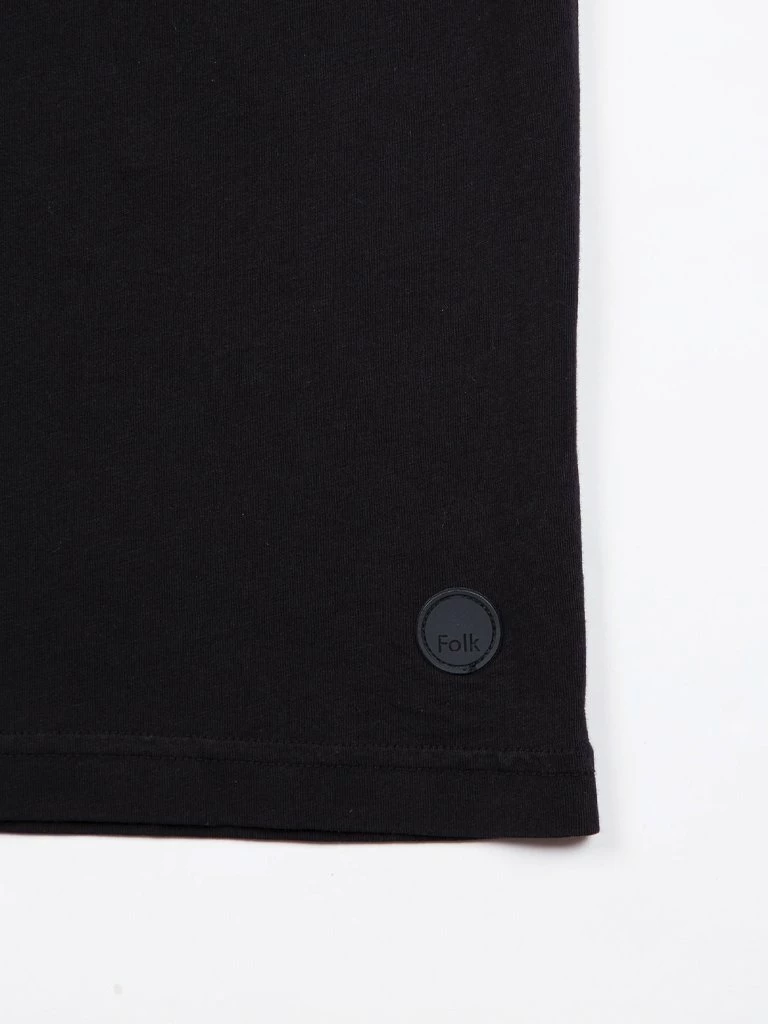 Folk Assembly T Shirt In Black 3 Folk Assembly T Shirt In Black