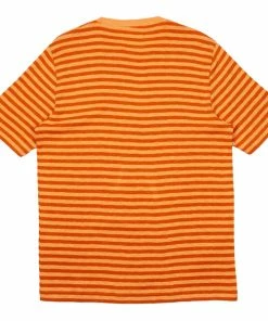 Folk Classic Striped Tee Burnt / Light Orange