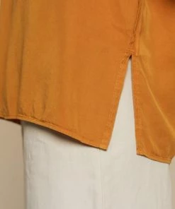 Folk Marigold Woven Lyocell Crew