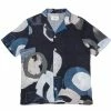 Folk SS Soft Collar Linen Shirt Woad Multi Dot