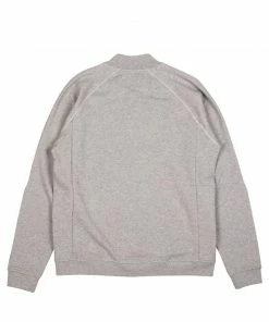 Folk Rivet Bomber In Grey Melange