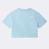 The North Face Wmns Crop S/s Tee Beta Blue