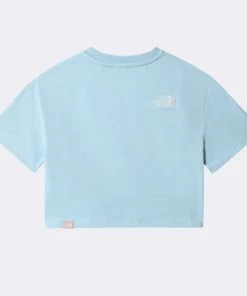 The North Face Wmns Crop S/s Tee Beta Blue
