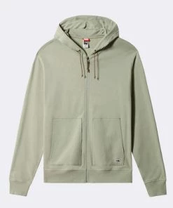 The North Face Heritage Zip Hoodie Tea Green