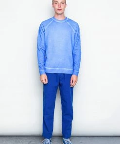 Folk Rivet Sweat In Cold Dye Blue