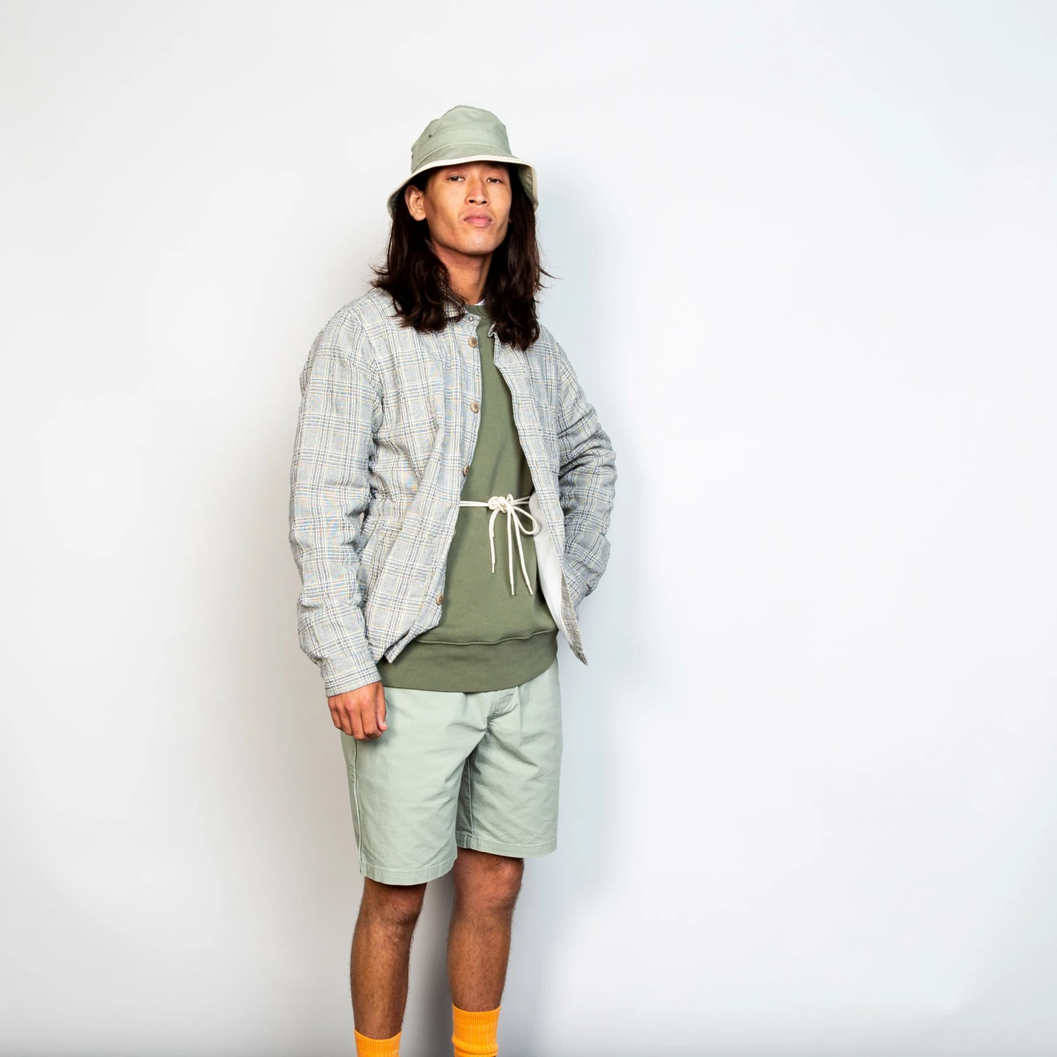 Folk Assembly Jacket - Ecru Crinkle Check 10 Folk Assembly Jacket - Ecru Crinkle Check