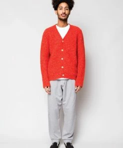 Folk Rivet Sweat Pant In Grey Melange