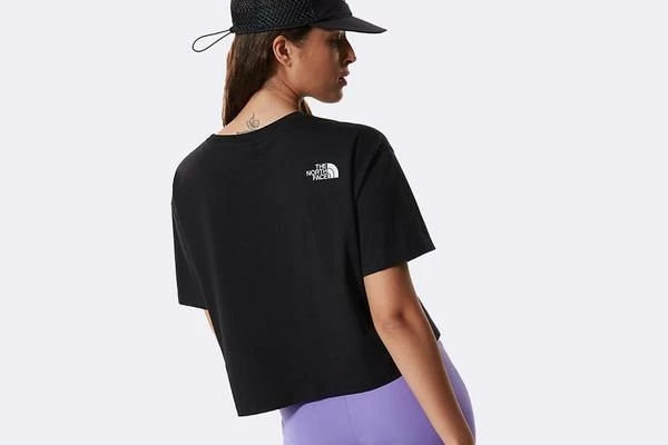 The North Face Wmns Cropped Fine Tee Black 3 The North Face Wmns Cropped Fine Tee Black