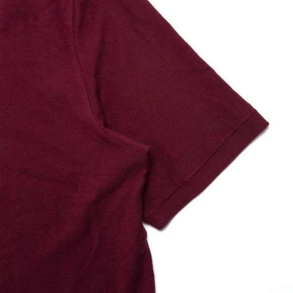 Folk Burgundy Textured Tee Short Sleeve Last Piece 4 Folk Burgundy Textured Tee Short Sleeve Last Piece